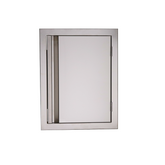 RCS Valiant Series Vertical Door 17" x 24" showcasing the double-lined 304 stainless steel design with recessed handles.